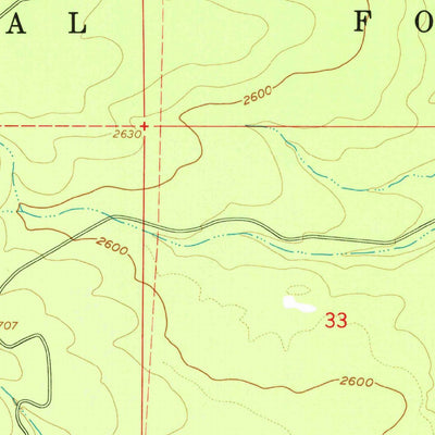 United States Geological Survey Rock Creek Reservoir, OR (1962, 24000-Scale) digital map