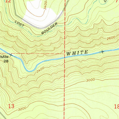 United States Geological Survey Rock Creek Reservoir, OR (1962, 24000-Scale) digital map
