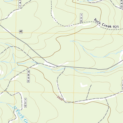 United States Geological Survey Rock Creek Reservoir, OR (2020, 24000-Scale) digital map