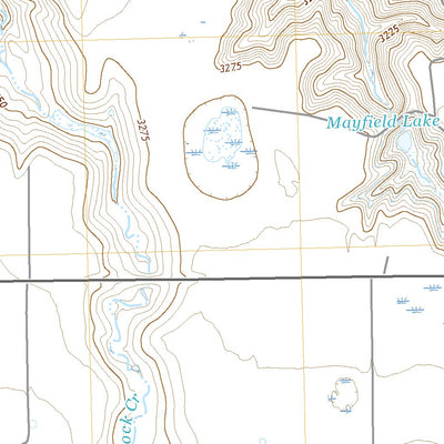United States Geological Survey Rock Creek, TX (2022, 24000-Scale) digital map