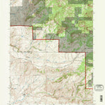 United States Geological Survey Rock Creek, WY (1992, 24000-Scale) digital map