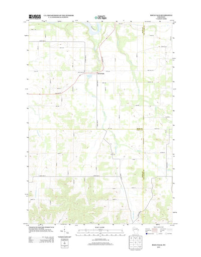 United States Geological Survey Rock Falls, WI (2013, 24000-Scale) digital map