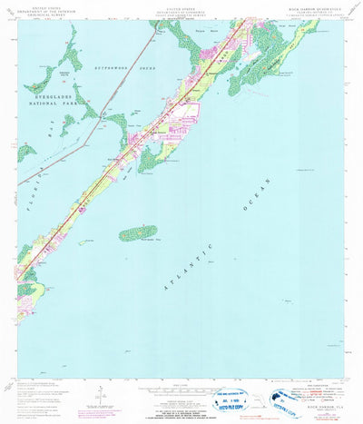 United States Geological Survey Rock Harbor, FL (1947, 24000-Scale) digital map
