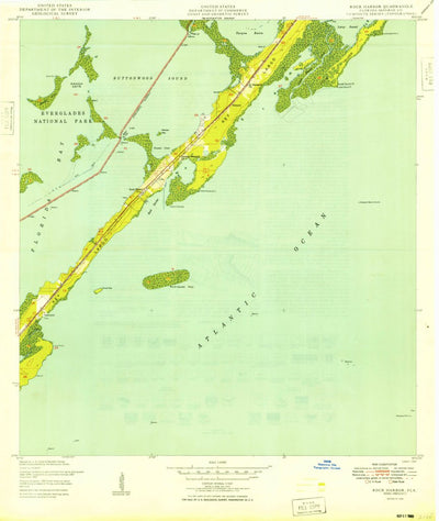 United States Geological Survey Rock Harbor, FL (1949, 24000-Scale) digital map