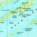 United States Geological Survey Rock Harbor Lodge, MI (1985, 24000-Scale) digital map