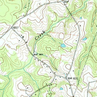 United States Geological Survey Rock Hill East, SC (1968, 24000-Scale) digital map