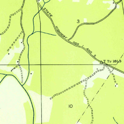 United States Geological Survey Rock Hill, LA (1932, 31680-Scale) digital map