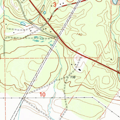 United States Geological Survey Rock Hill, LA (2003, 24000-Scale) digital map