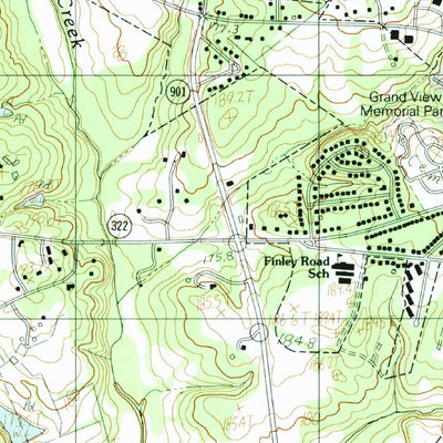 United States Geological Survey Rock Hill West, SC (1984, 24000-Scale) digital map
