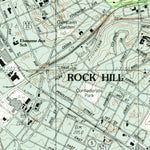 United States Geological Survey Rock Hill West, SC (1984, 24000-Scale) digital map