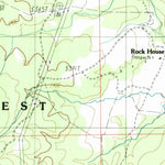 United States Geological Survey Rock House, AZ (1986, 24000-Scale) digital map