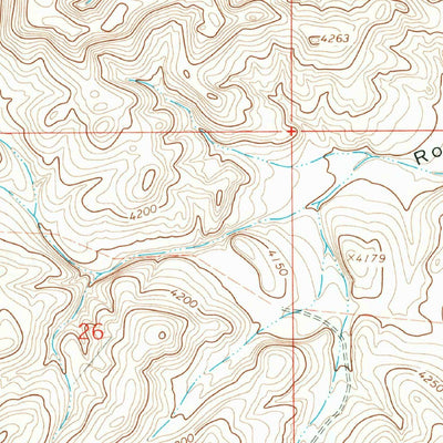 United States Geological Survey Rock House Canyon, NM (1962, 24000-Scale) digital map