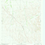 United States Geological Survey Rock House Draw NW, TX (1980, 24000-Scale) digital map