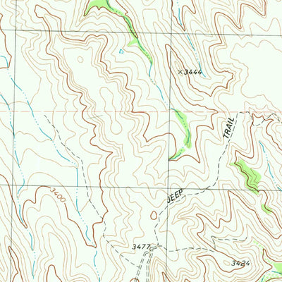 United States Geological Survey Rock House Draw NW, TX (1980, 24000-Scale) digital map