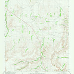 United States Geological Survey Rock House Draw, TX (1980, 24000-Scale) digital map