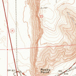 United States Geological Survey Rock Island Dam, WA (1966, 24000-Scale) digital map