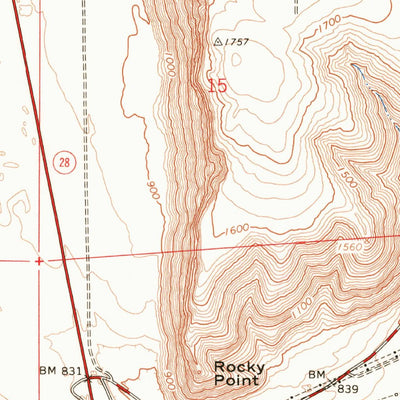 United States Geological Survey Rock Island Dam, WA (1966, 24000-Scale) digital map