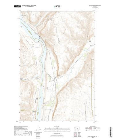 United States Geological Survey Rock Island Dam, WA (2020, 24000-Scale) digital map