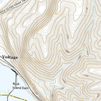 United States Geological Survey Rock Island Dam, WA (2020, 24000-Scale) digital map