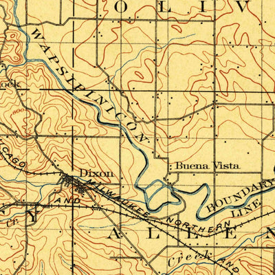 United States Geological Survey Rock Island, IA-IL (1901, 125000-Scale) digital map