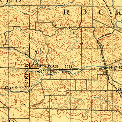 United States Geological Survey Rock Island, IA-IL (1901, 125000-Scale) digital map