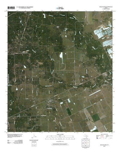 United States Geological Survey Rock Island, TX (2010, 24000-Scale) digital map