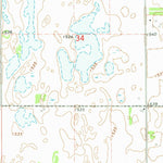 United States Geological Survey Rock Lake, ND (1970, 24000-Scale) digital map