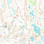 United States Geological Survey Rock Lake NE, ND (1969, 24000-Scale) digital map