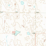 United States Geological Survey Rock Lake NW, ND (1969, 24000-Scale) digital map