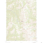 United States Geological Survey Rock Lake Peak, WY (2021, 24000-Scale) digital map