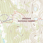 United States Geological Survey Rock Lake Peak, WY (2021, 24000-Scale) digital map