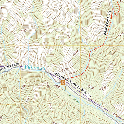 United States Geological Survey Rock Lake Peak, WY (2021, 24000-Scale) digital map