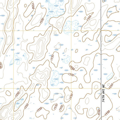 United States Geological Survey Rock Lake SE, ND (2020, 24000-Scale) digital map