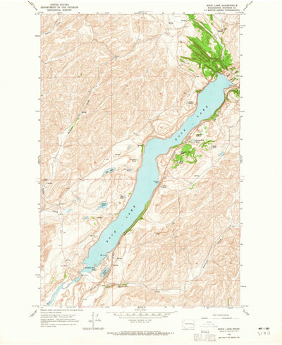 United States Geological Survey Rock Lake, WA (1964, 24000-Scale) digital map