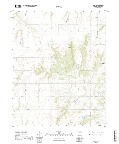 United States Geological Survey Rock Mary, OK (2022, 24000-Scale) digital map