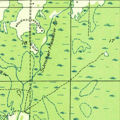 United States Geological Survey Rock, MI (1932, 31680-Scale) digital map