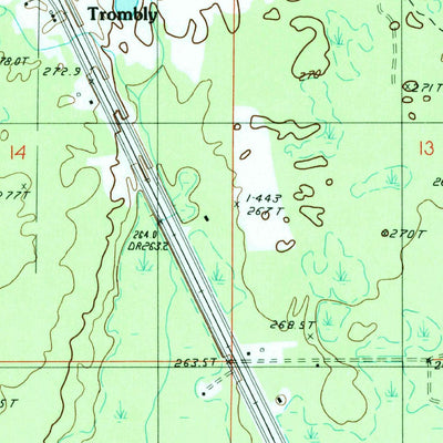 United States Geological Survey Rock, MI (1985, 24000-Scale) digital map