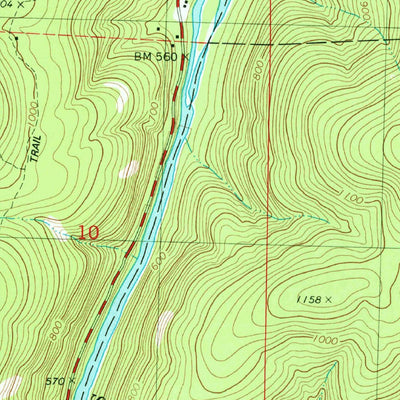 United States Geological Survey Rock Pile Mountain, MO (1980, 24000-Scale) digital map