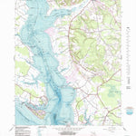 United States Geological Survey Rock Point, MD (1943, 24000-Scale) digital map