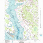 United States Geological Survey Rock Point, MD (1943, 24000-Scale) digital map
