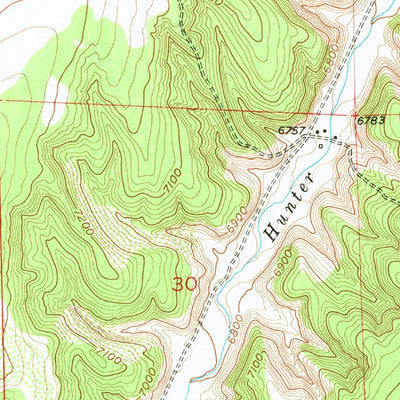 United States Geological Survey Rock School, CO (1952, 24000-Scale) digital map