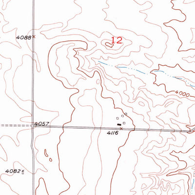 United States Geological Survey Rock Spring, MT (1956, 24000-Scale) digital map