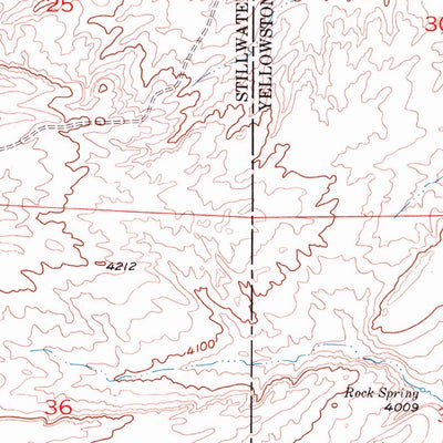 United States Geological Survey Rock Spring, MT (1956, 24000-Scale) digital map