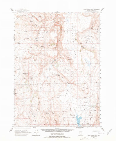 United States Geological Survey Rock Spring Table, NV (1965, 62500-Scale) digital map