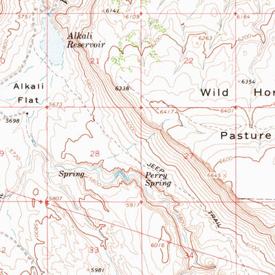 United States Geological Survey Rock Spring Table, NV (1965, 62500-Scale) digital map