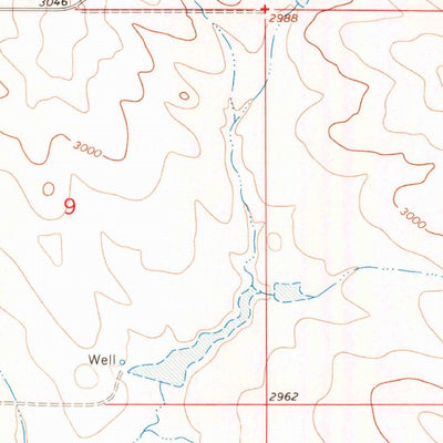 United States Geological Survey Rock Springs School, MT (1965, 24000-Scale) digital map