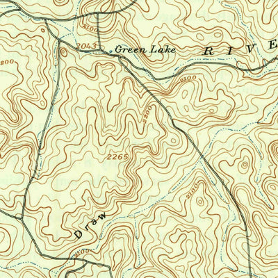 United States Geological Survey Rock Springs, TX (1893, 125000-Scale) digital map