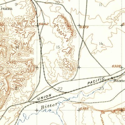 United States Geological Survey Rock Springs, WY (1908, 62500-Scale) digital map