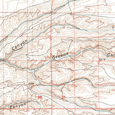 United States Geological Survey Rock Springs, WY (1981, 100000-Scale) digital map