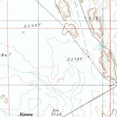 United States Geological Survey Rock Station, AZ (1986, 24000-Scale) digital map